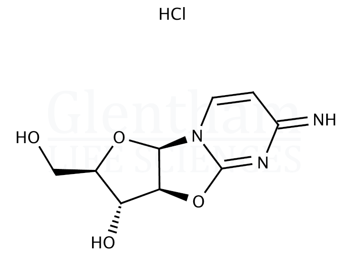 Structure for Ancitabine hydrochloride (Cyclocytidine hydrochloride)