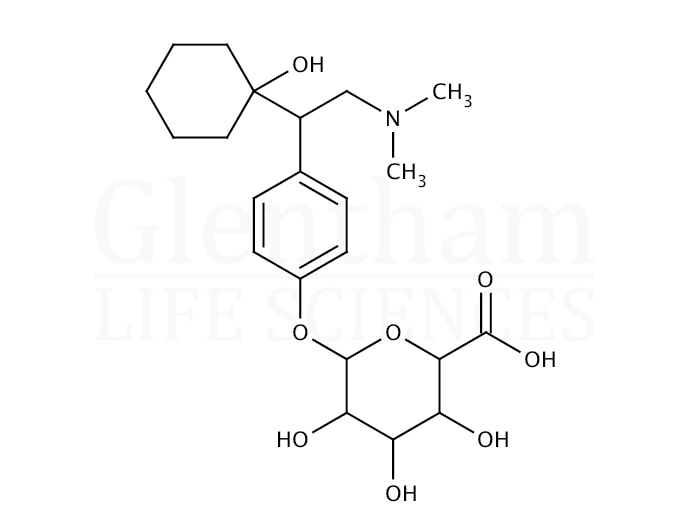 rac O-desmethyl venlafaxine b-D-glucuronide Structure