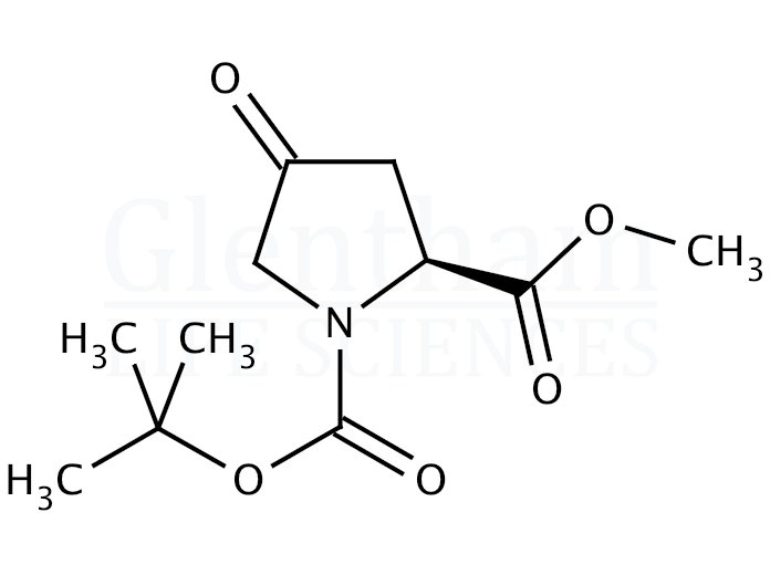 Large structure for (2S)-1-Boc-4-oxo-proline methyl ester (102195-80-2)