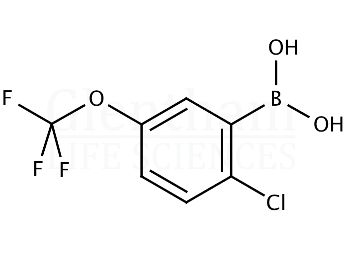 2-Chloro-5-trifluoromethoxyphenylboronic acid Structure