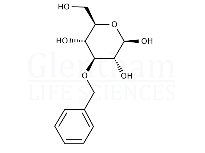 3-O-Benzyl-D-glucopyranose Structure