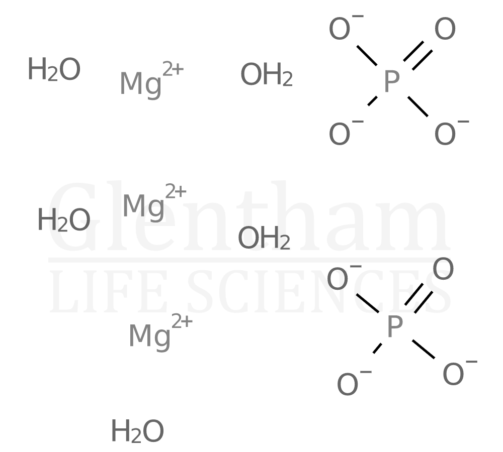 Magnesium phosphate hydrate Structure