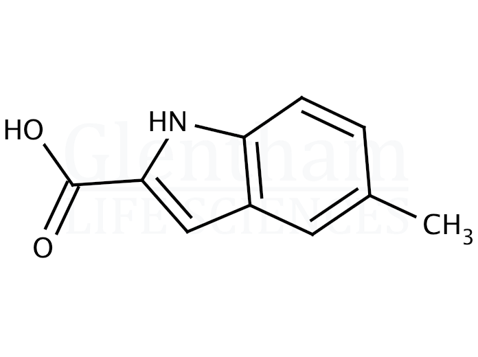 5-Methylindole-2-carboxylic acid Structure