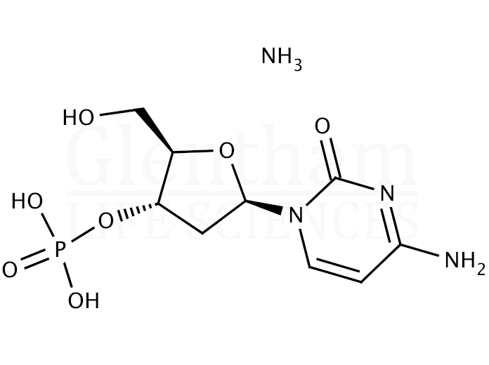 2′-Deoxycytidine 3′-monophosphate ammonium salt Structure