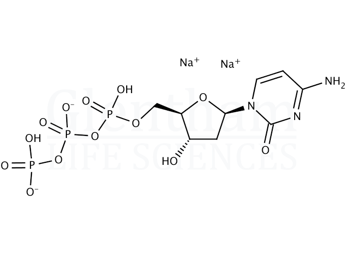 Structure for 2''-Deoxycytidine-5''-triphosphate trisodium salt (dCTP) (102783-51-7)