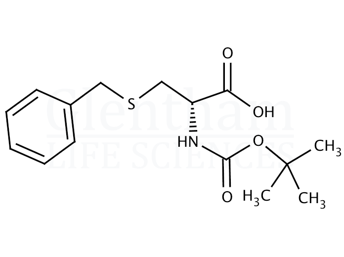 Structure for Boc-D-Cys(Bzl)-OH (102830-49-9)