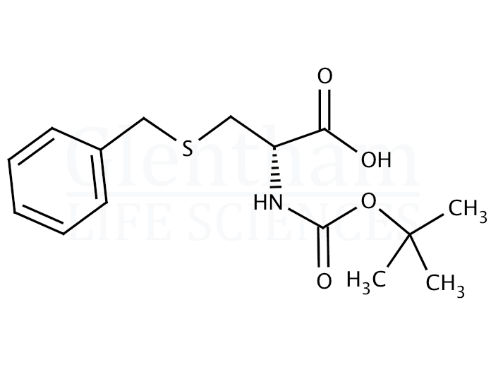 Boc-D-Cys(Bzl)-OH Structure