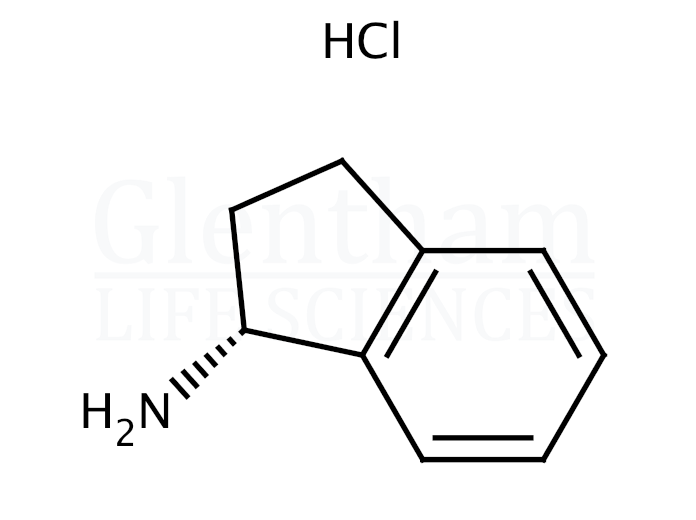 (R)-(-)-1-Aminoindane hydrochloride Structure