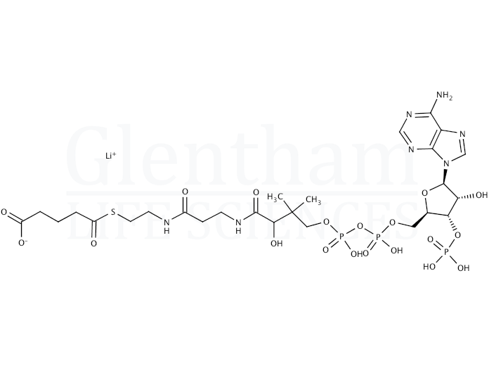 Glutaryl coenzyme A lithium salt Structure