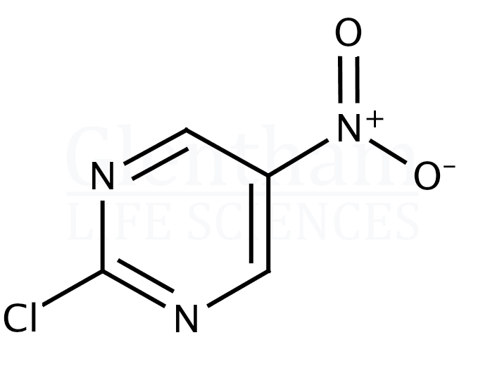 2-Chloro-5-nitropyrimidine Structure