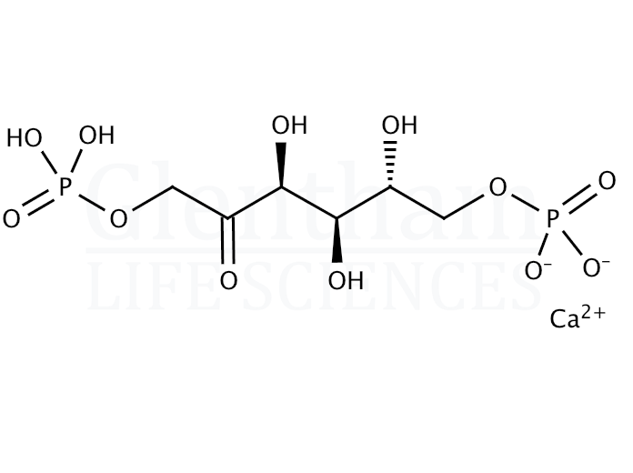 D-Fructose 1,6-diphosphate monocalcium salt Structure