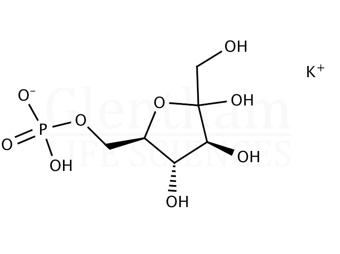 D-Fructose 6-phosphate dipotassium salt Structure