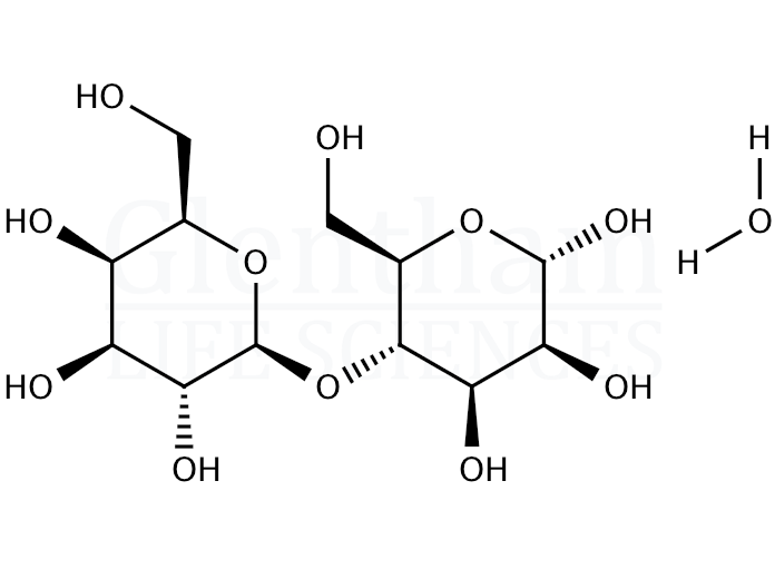 Structure for 4-O-(b-D-Galactopyranosyl)-a-D-mannopyranose monohydrate