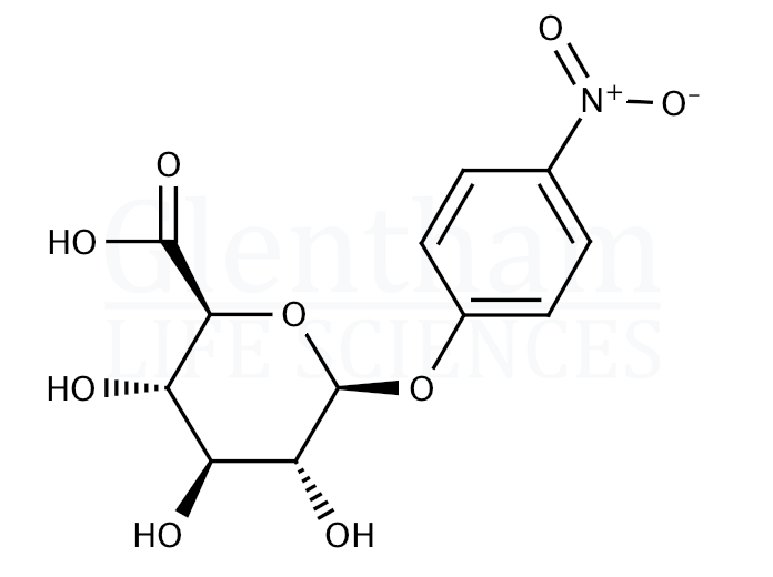 4-Nitrophenyl b-D-glucuronide Structure