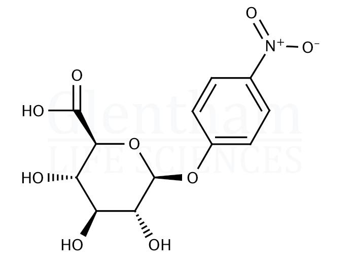 Structure for 4-Nitrophenyl b-D-glucuronide