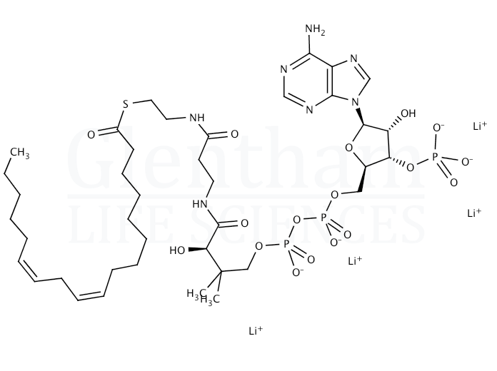 Structure for Linoleoyl coenzyme A lithium salt