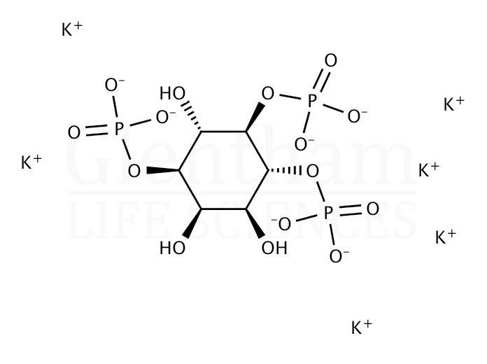D-myo-Inositol 1,4,5-triphosphate Structure