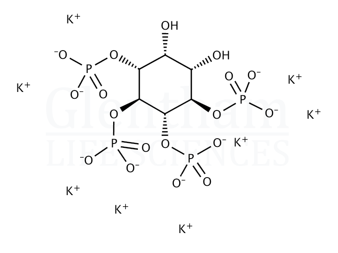 D-myo-Inositol 1,4,5,6-tetrakis(phosphate) potassium salt Structure
