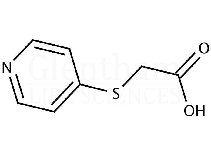 (4-Pyridylthio)acetic acid Structure