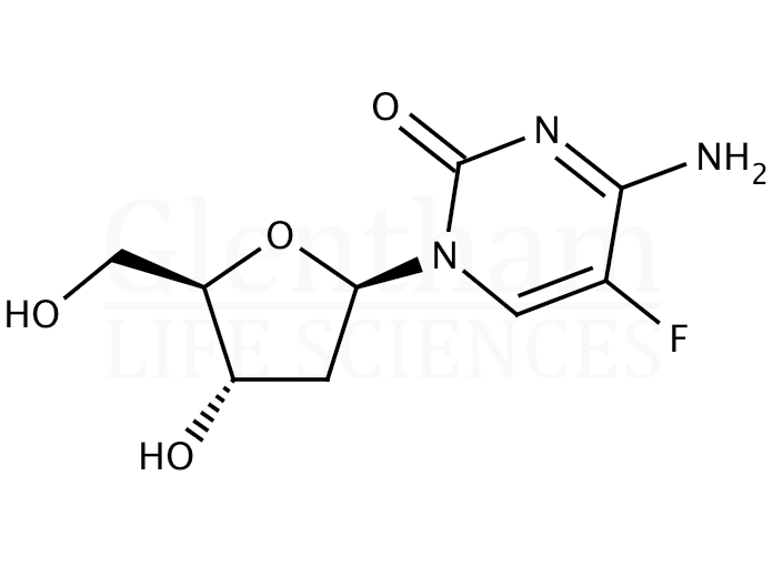 5-Deoxy-5-fluorocytidine (5-DFCR) Structure