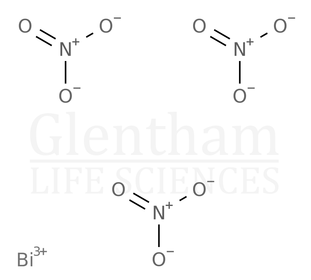 Structure for Bismuth nitrate oxide 71% Bi