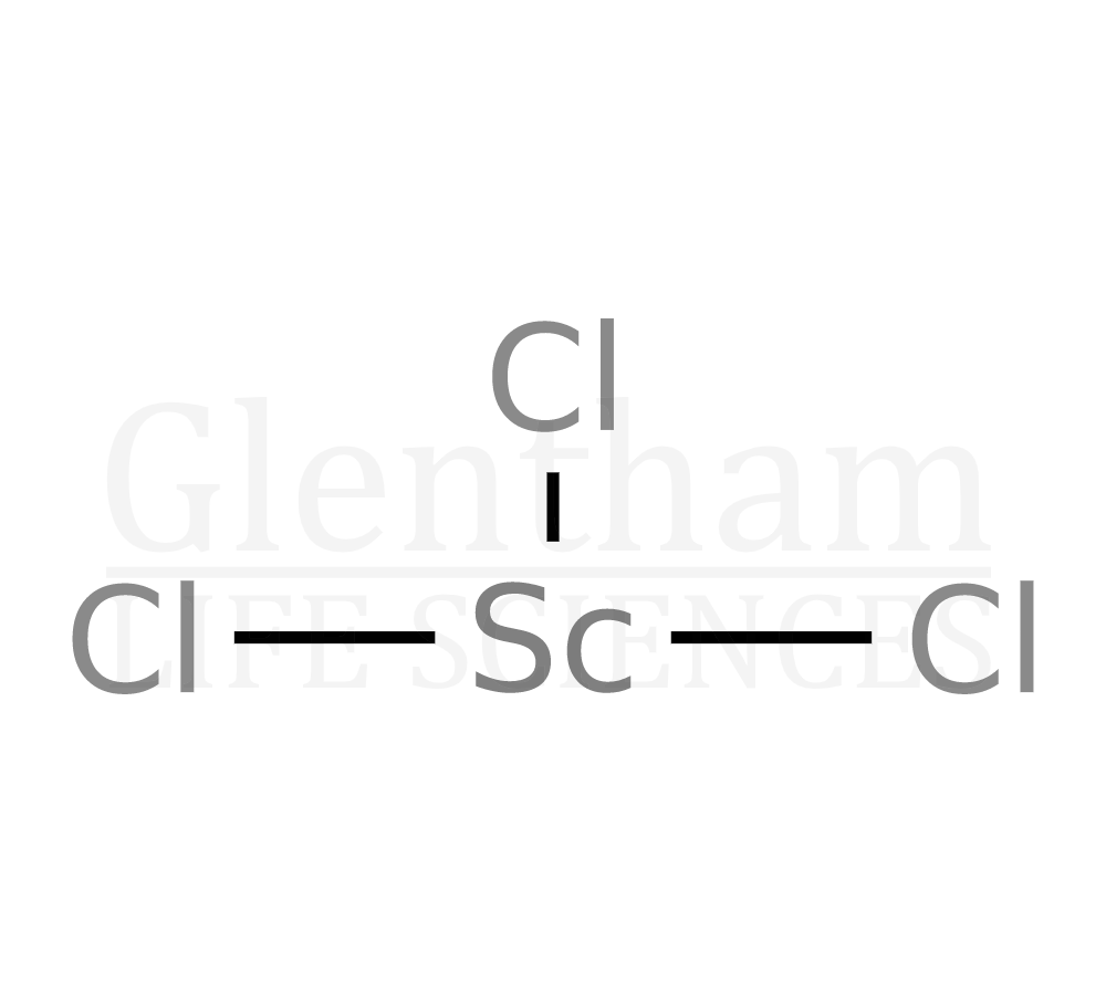 Structure for  Scandium chloride anhydrous, 99.9%  (10361-84-9)