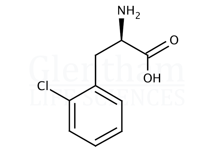 Structure for 2-Chloro-L-phenylalanine  (103616-89-3)