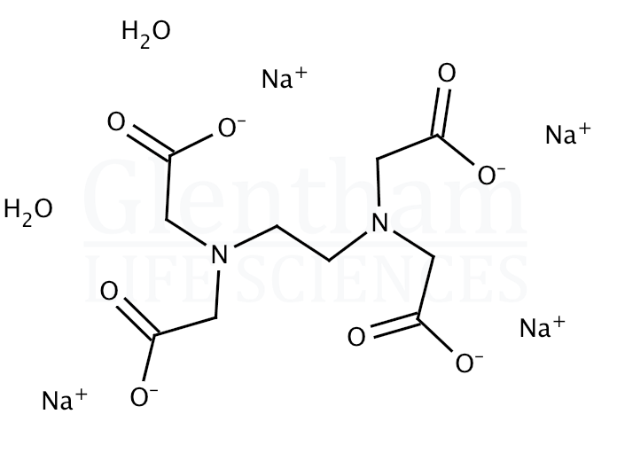 Structure for EDTA tetrasodium salt dihydrate