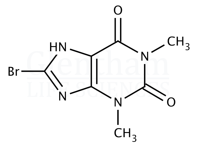 8-Bromotheophylline Structure