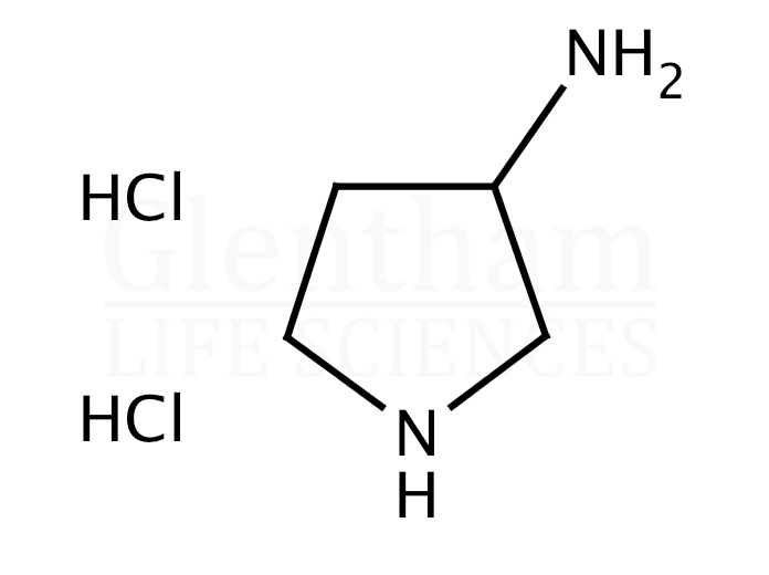 Structure for 3-Aminopyrrolidine dihydrochloride