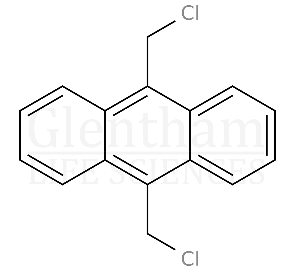 Structure for  9,10-Bis(chloromethyl)anthracene  (10387-13-0)