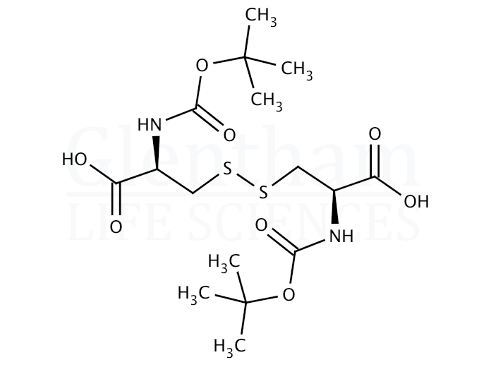 Structure for (Boc-Cys-OH)2 (10389-65-8)