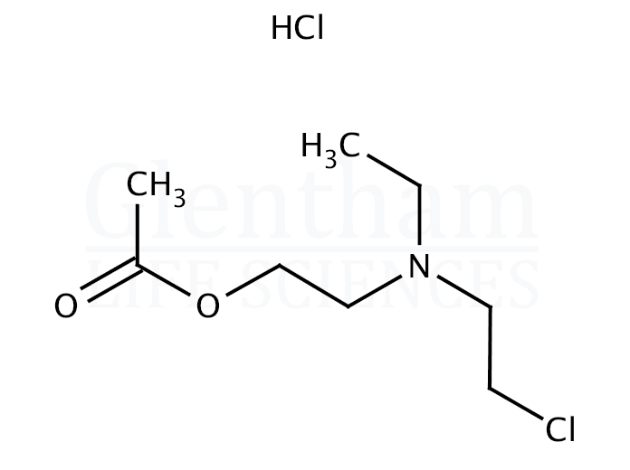 Structure for Acetylethylcholine mustard hydrochloride 