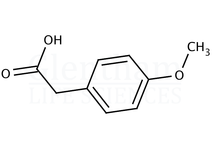 4-Methoxyphenylacetic acid Structure