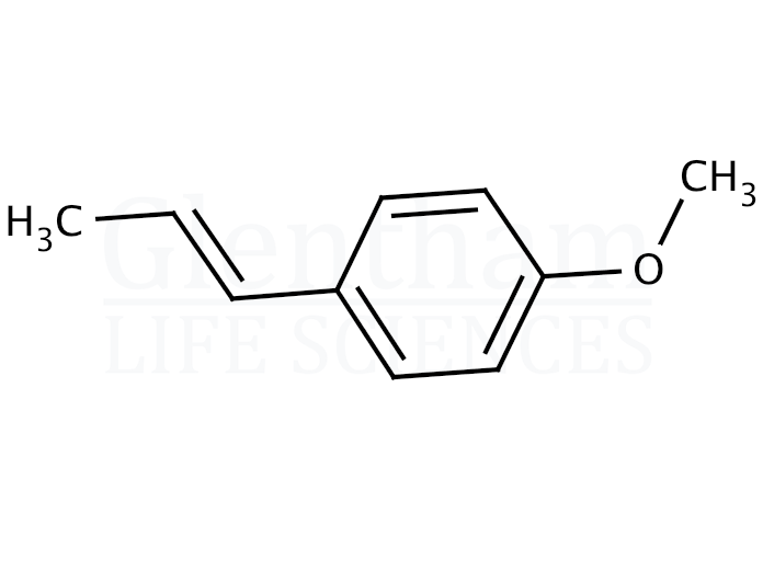 Structure for  Anethole  (104-46-1)