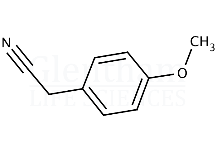 (4-Methoxyphenyl)acetonitrile Structure