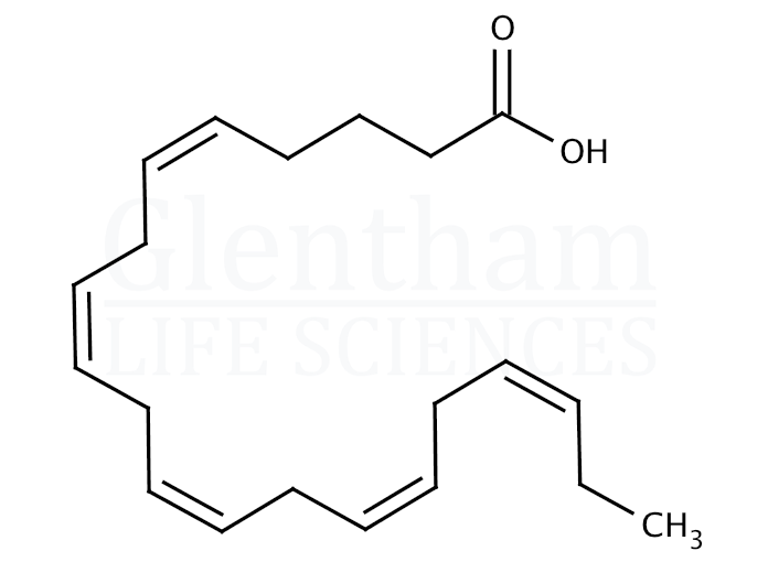 cis-5,8,11,14,17-Eicosapentaenoic acid, 96% Structure