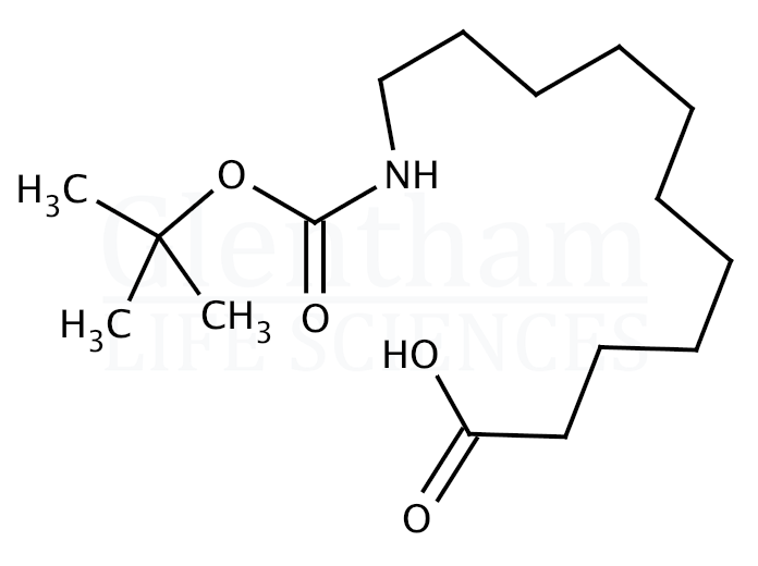 Structure for Boc-11-Aun-OH   (10436-25-6)