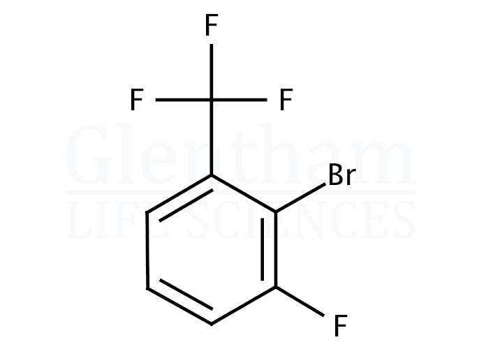 2-Bromo-3-fluorobenzotrifluoride Structure
