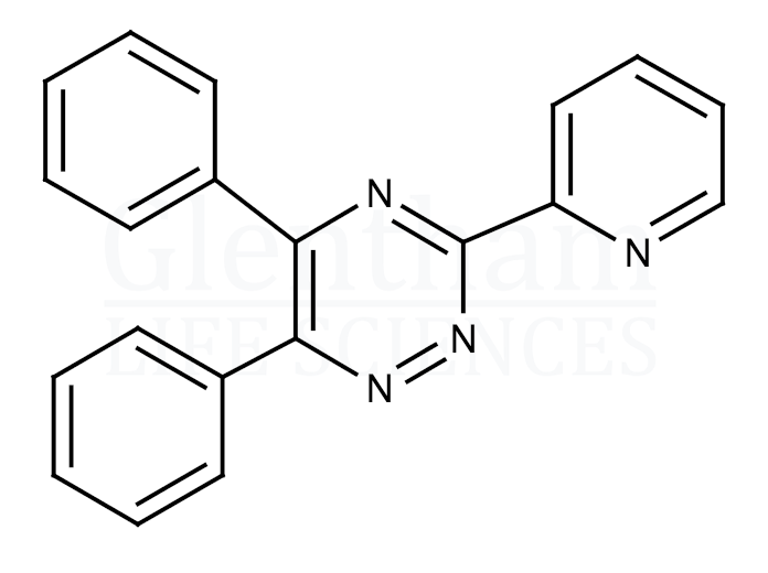 3-(2-Pyridyl)-5,6-diphenyl-1,2,4-triazine Structure