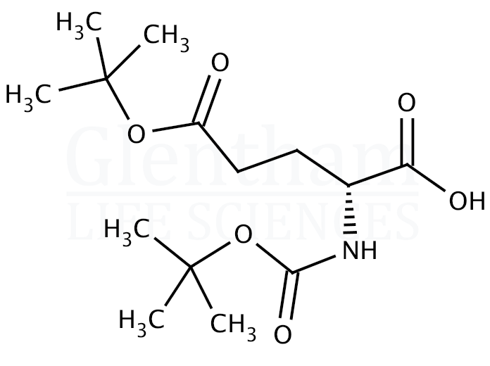 Structure for  Boc-D-Glu(OtBu)-OH  (104719-63-3)
