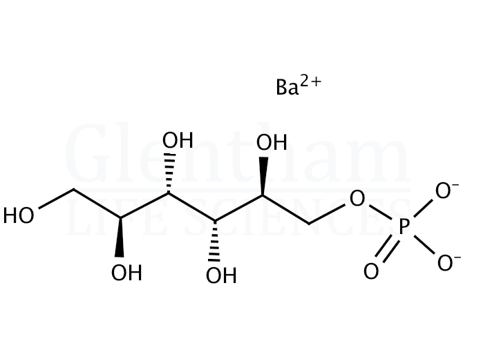 D-Mannitol 1-phosphate barium salt Structure