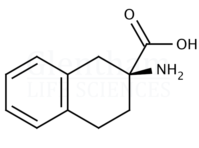 Structure for (S)-2-Amino-1,2,3,4-tetrahydro-2-naphthalenecarboxylic acid  