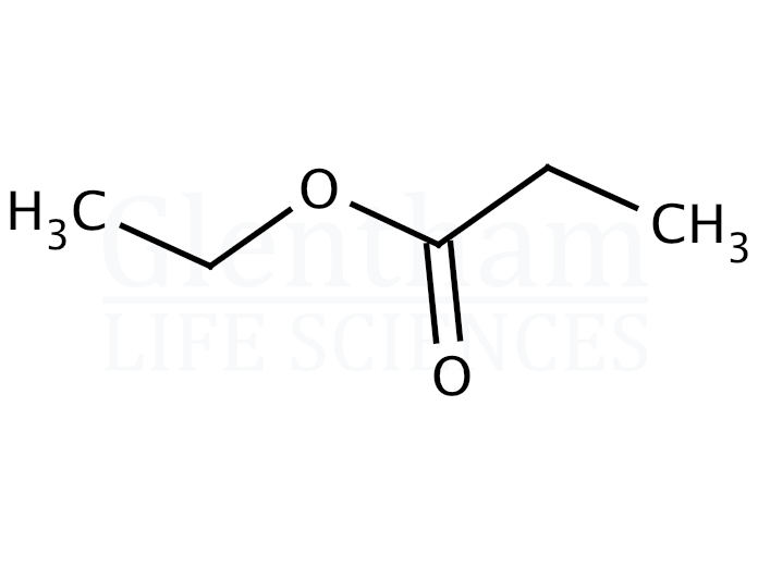 Ethyl propionate Structure