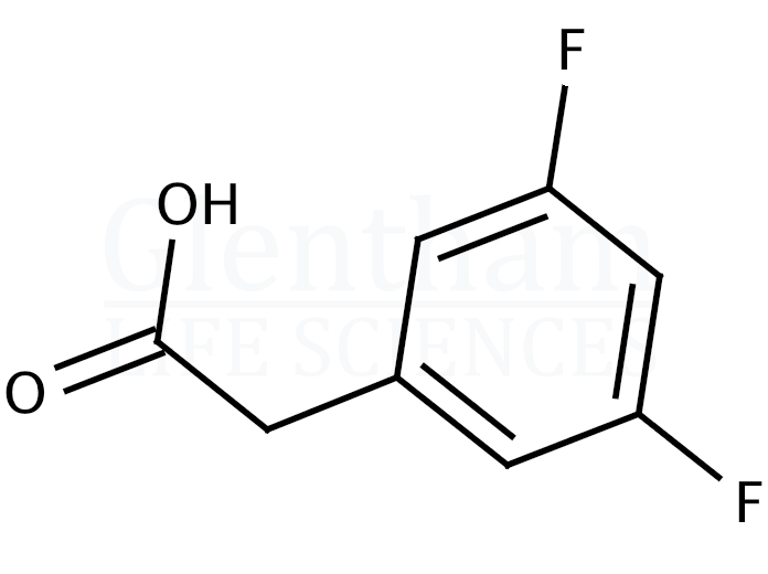 3,5-Difluorophenylacetic acid Structure