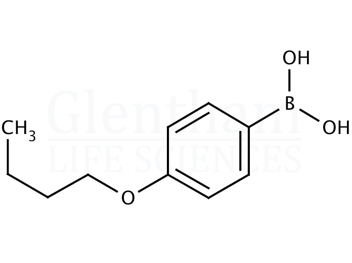 Structure for 4-Butoxyphenylboronic acid