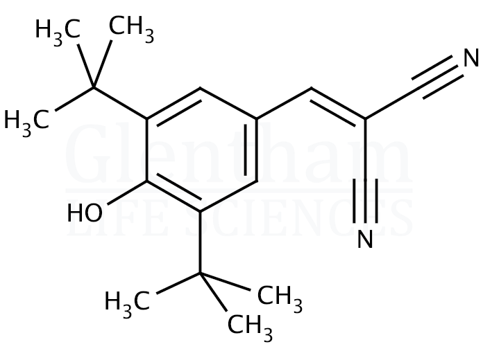 Tyrphostin A9  Structure