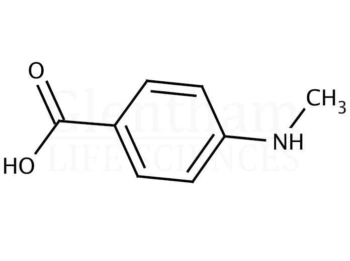 4-(Methylamino)benzoic acid  Structure