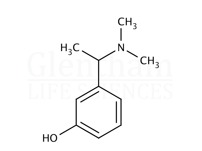 3-[1-(Dimethylamino)ethyl]phenol Structure