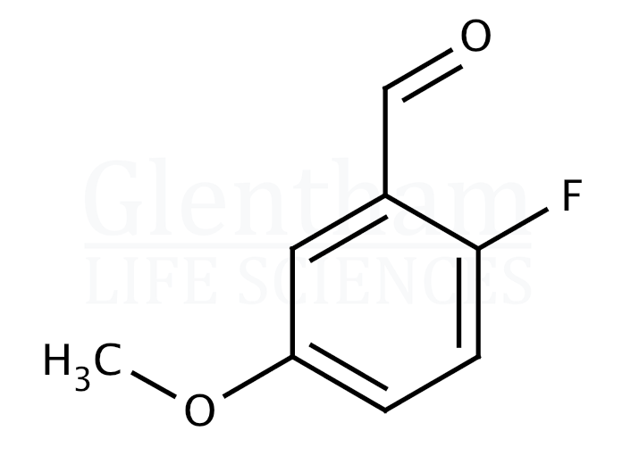 2-Fluoro-5-methoxybenzaldehyde Structure